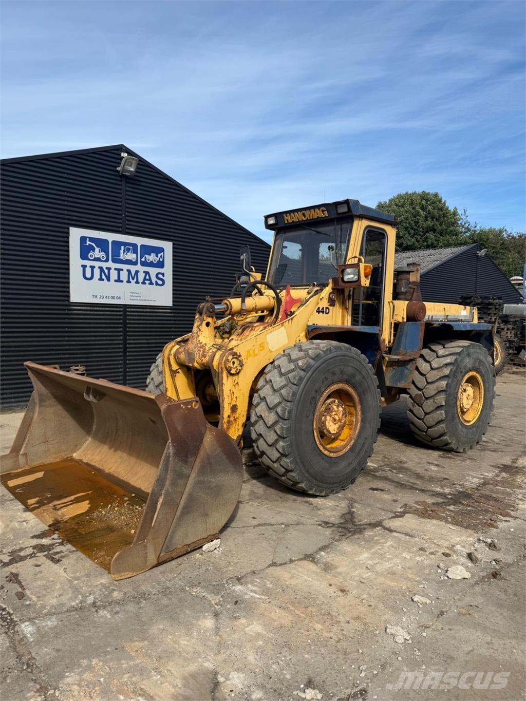 Hanomag 44D Chargeuse sur pneus