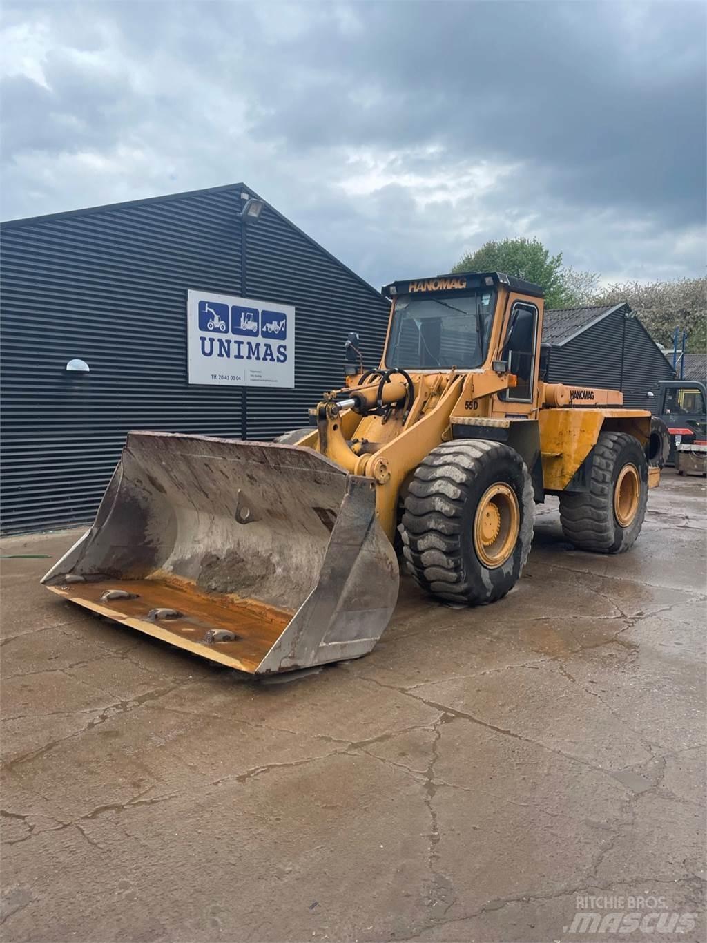 Hanomag 55D Chargeuse sur pneus