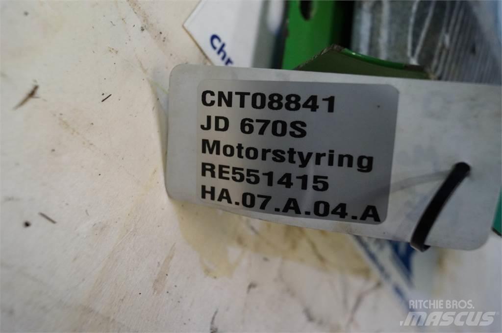 John Deere 670S Electronique
