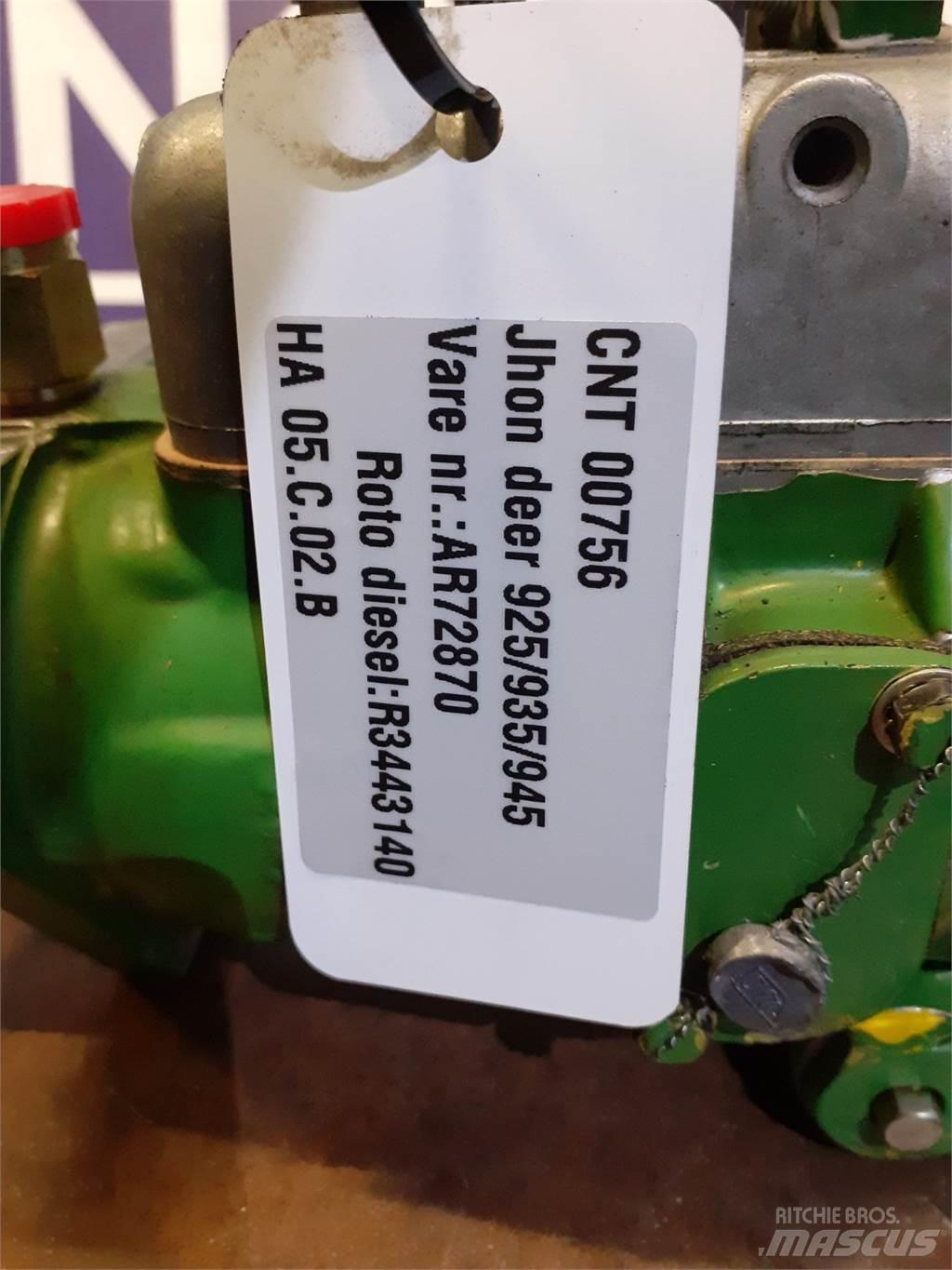 John Deere 935 Moteur