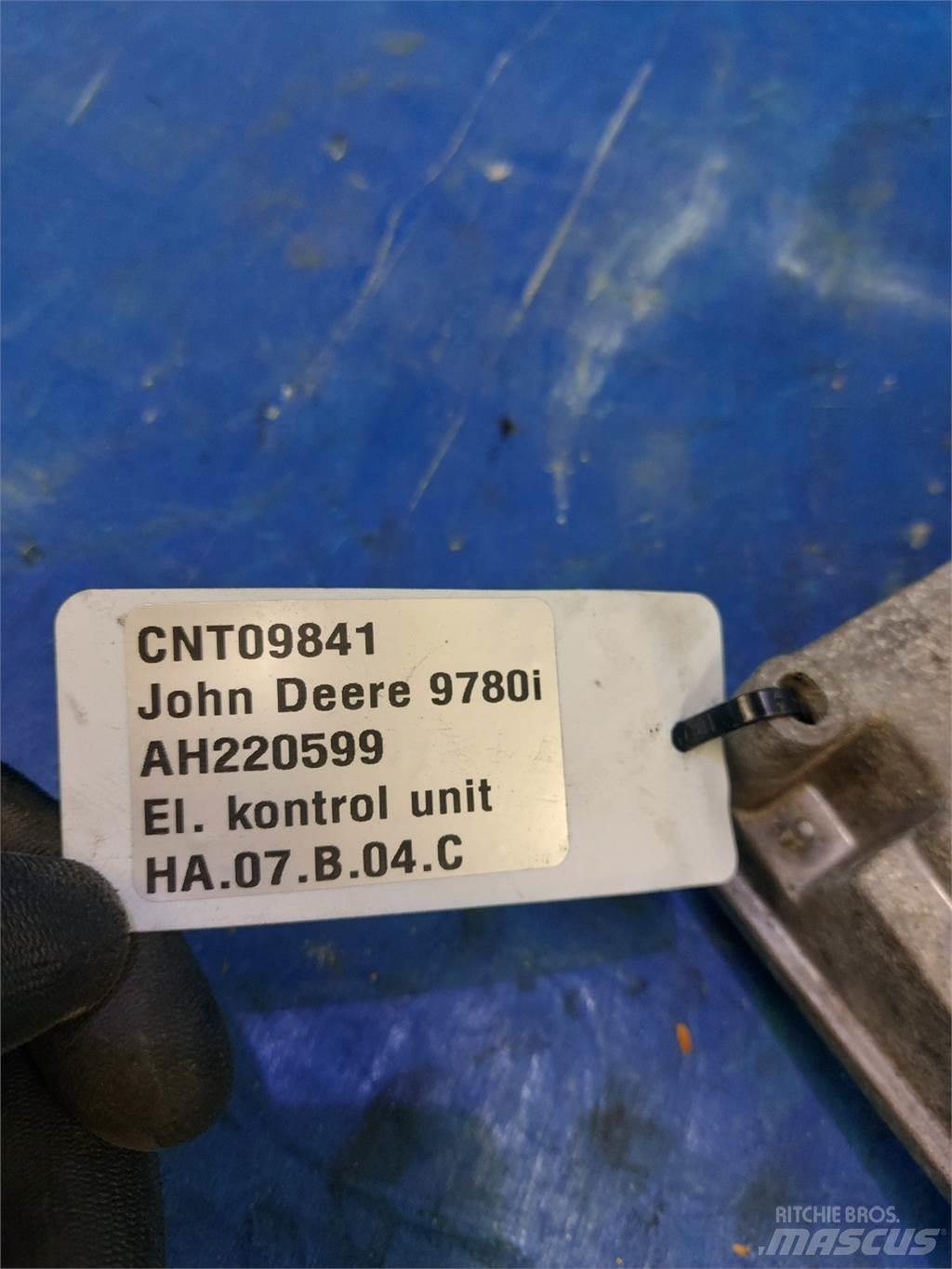 John Deere 9780 Electronique