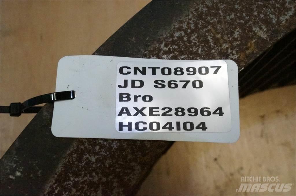 John Deere S670 Accessoires moissonneuse batteuse