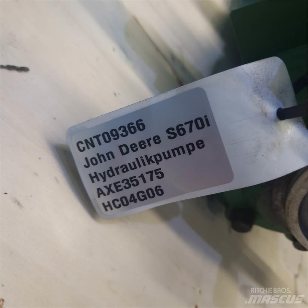 John Deere S670 Hydraulique