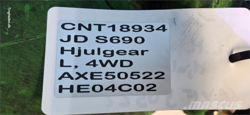 John Deere S690 Accessoires moissonneuse batteuse