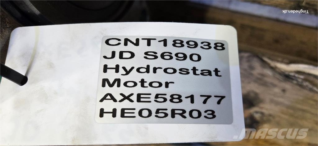 John Deere S690 Hydraulique