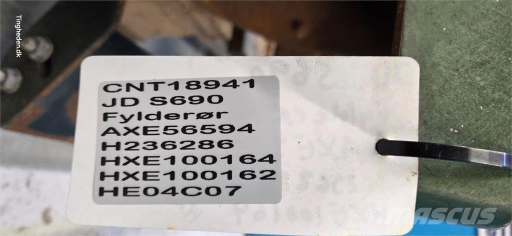 John Deere S690 Accessoires moissonneuse batteuse