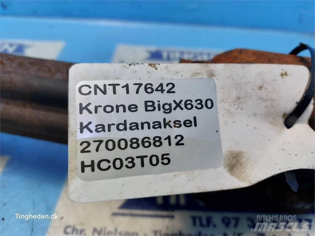 Krone Big X 630 Accessoires pour machines à foin et à fourrage