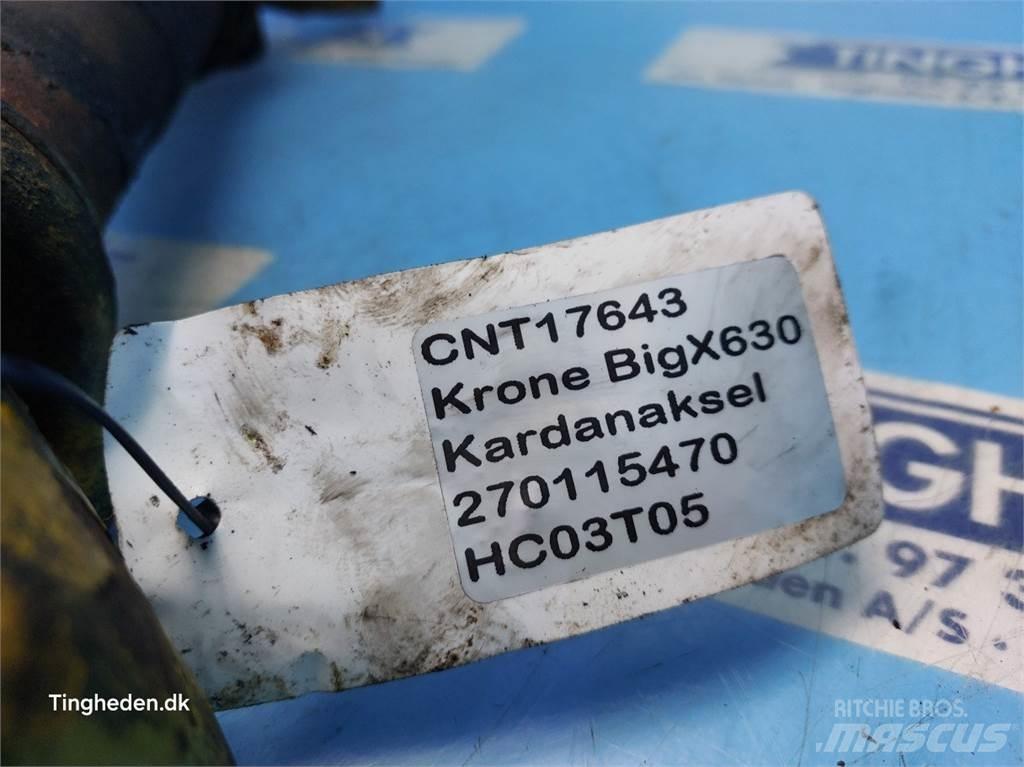 Krone Big X 630 Accessoires pour machines à foin et à fourrage