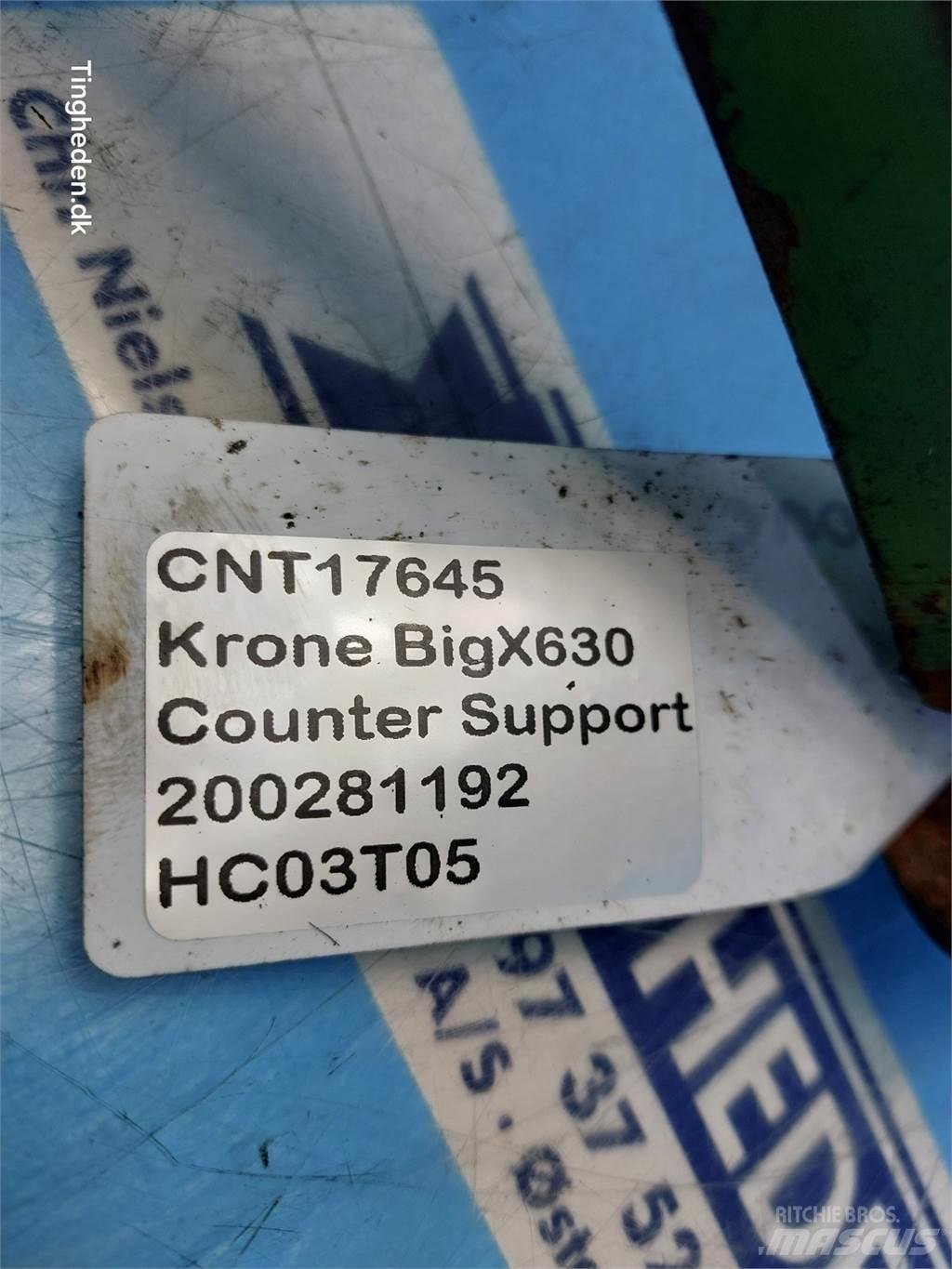Krone Big X 630 Accessoires pour machines à foin et à fourrage