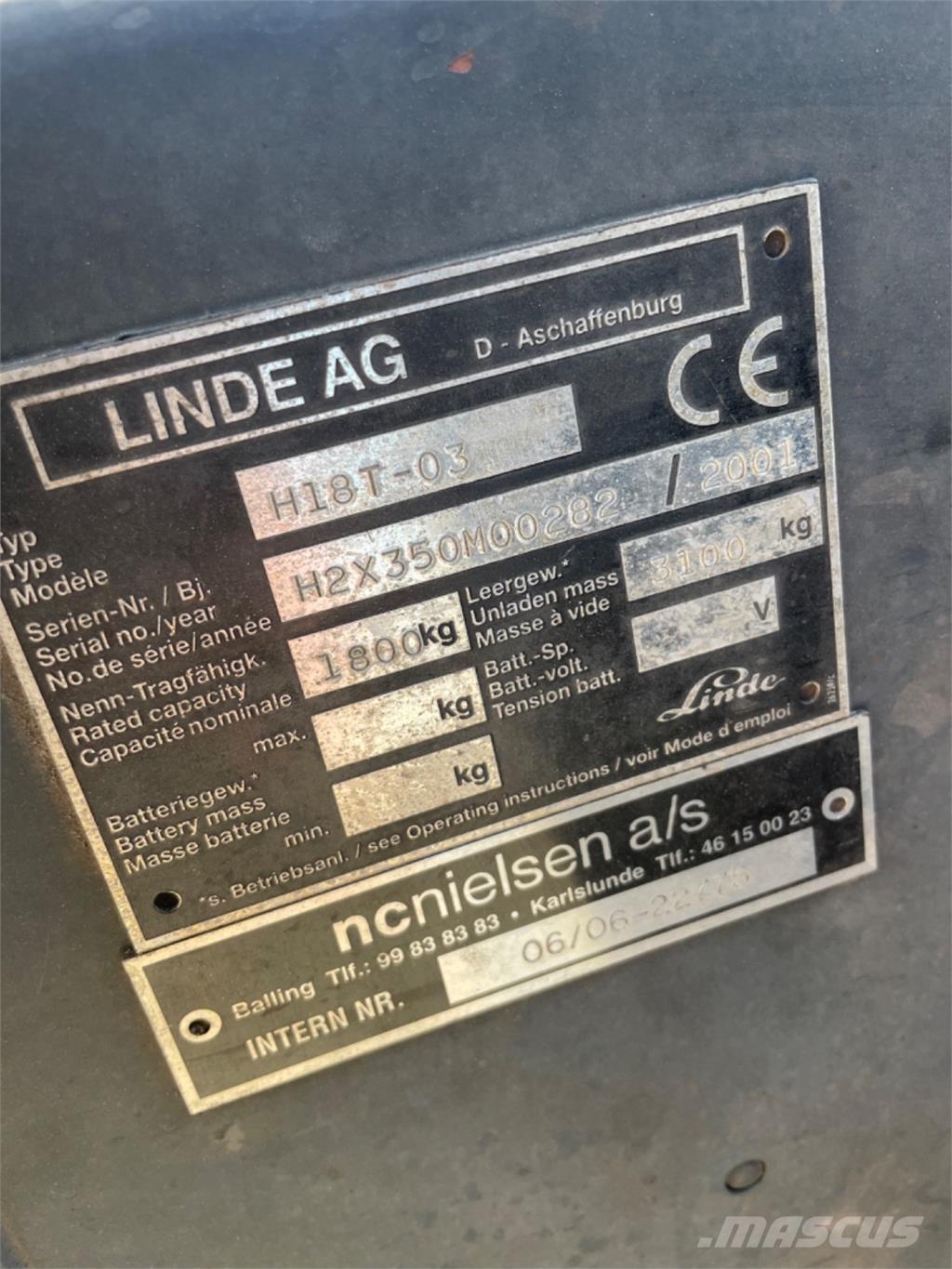 Linde H18T Chariots GPL