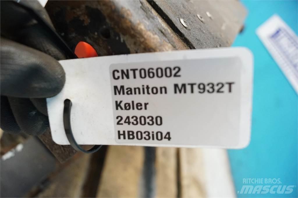 Manitou MT 932T Radiateurs