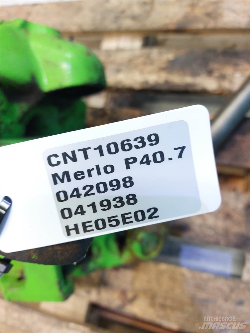 Merlo P40.7 Essieux