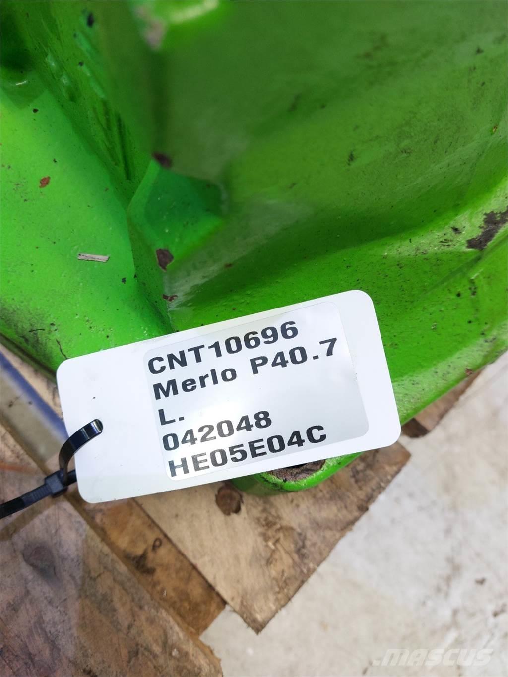 Merlo P40.7 Essieux