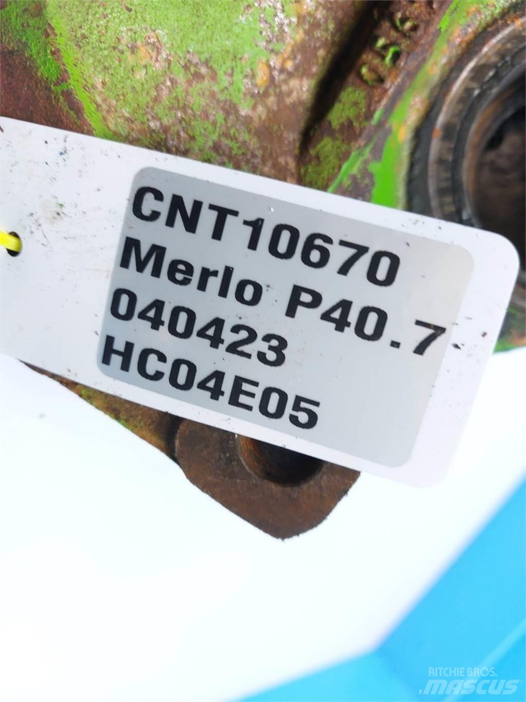 Merlo P41.7 Essieux