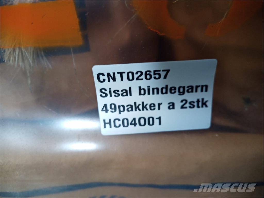  Sisal Bindegarn Autres matériels de fenaison