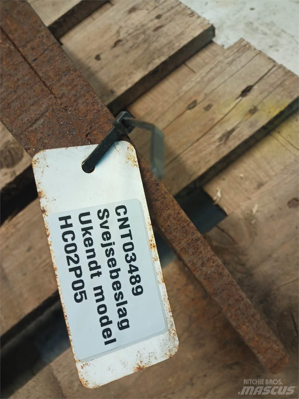  Svejsebeslag Poste à souder