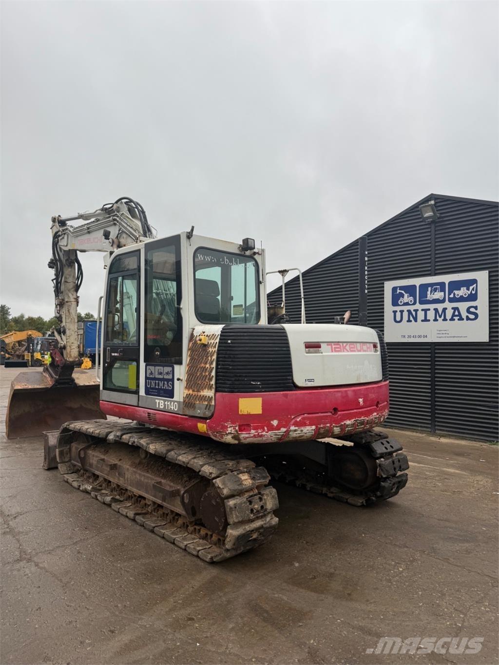 Takeuchi TB1140 Pelle sur chenilles