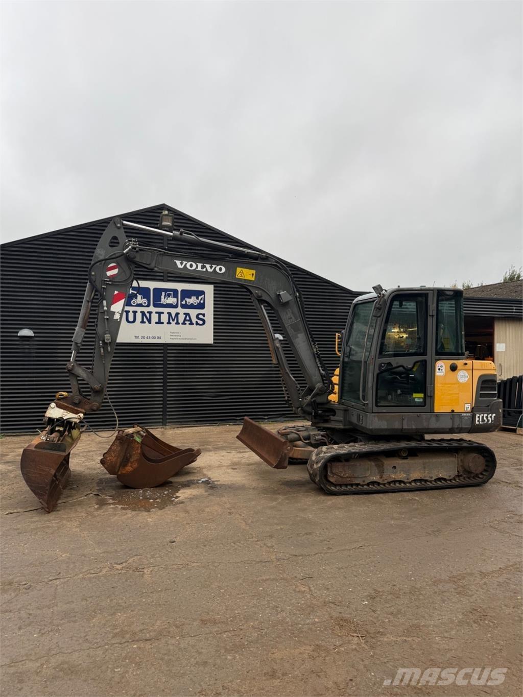 Volvo EC55C Mini pelle < 7t