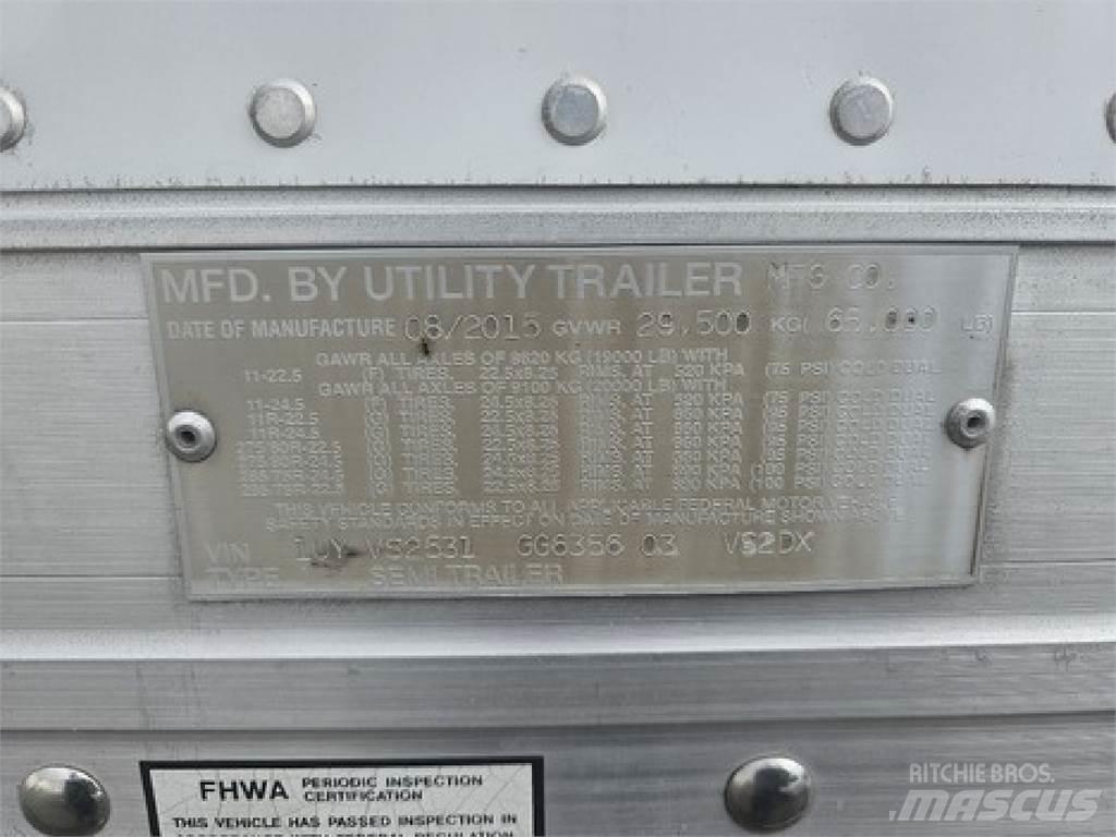 Utility VS2DX 53' Remorque Fourgon