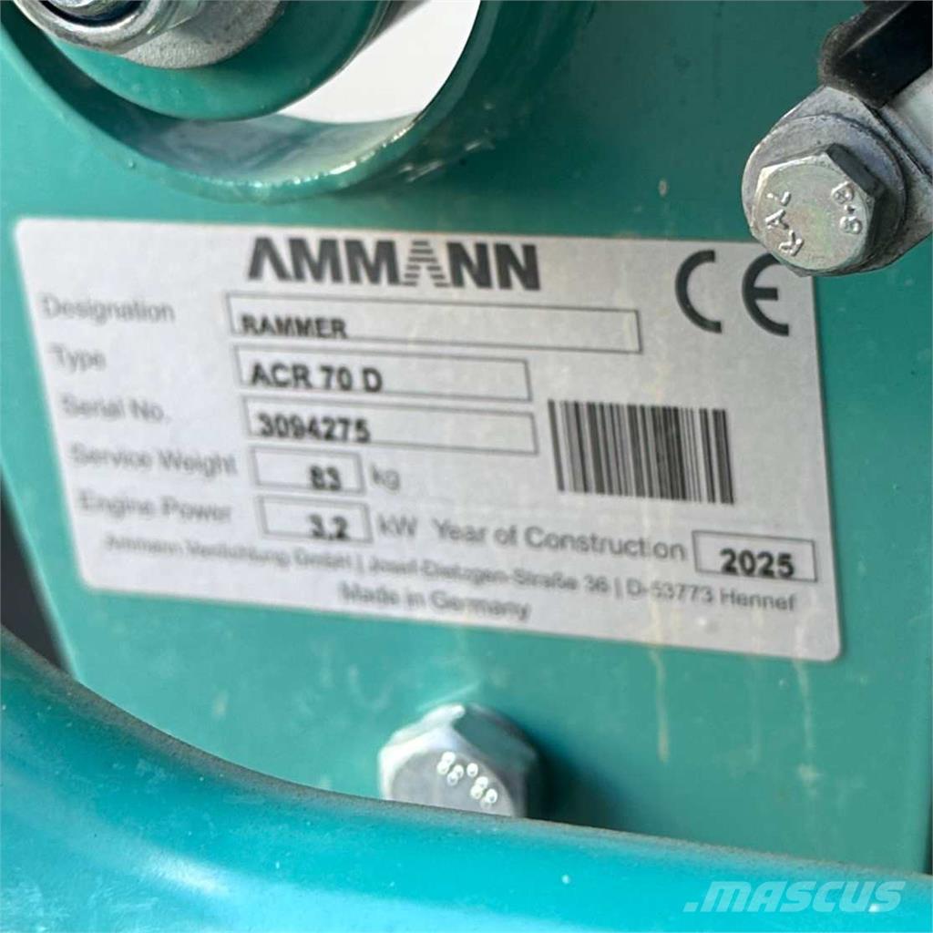  ACR 70D (2025) ACR 70D (2025) Compacteurs