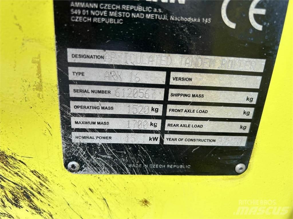 Ammann ARX16 AMMANN ARX16 Rouleaux tandem
