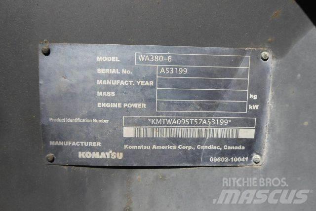 Komatsu WA380-6 Chargeuse sur pneus