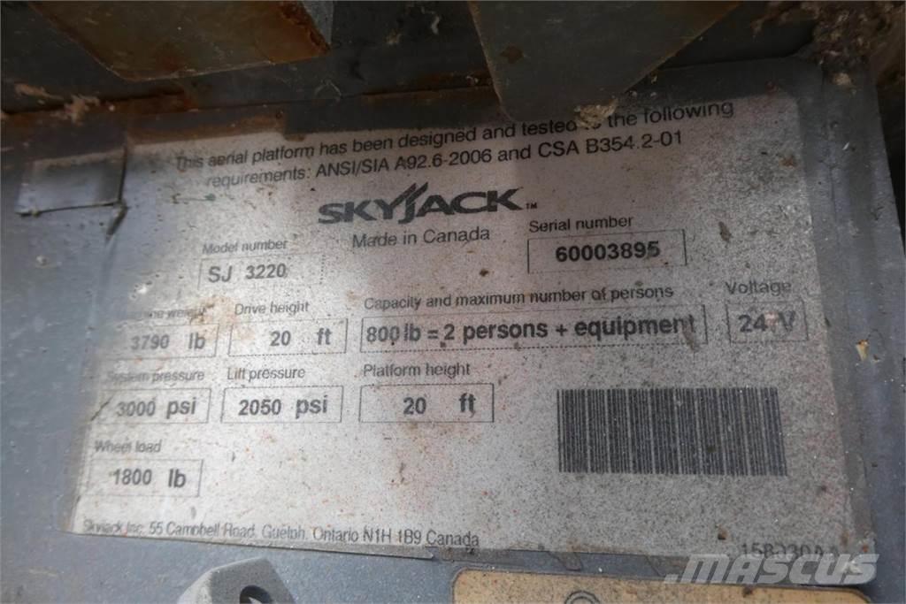 SkyJack SJ3220 Construction - Autres