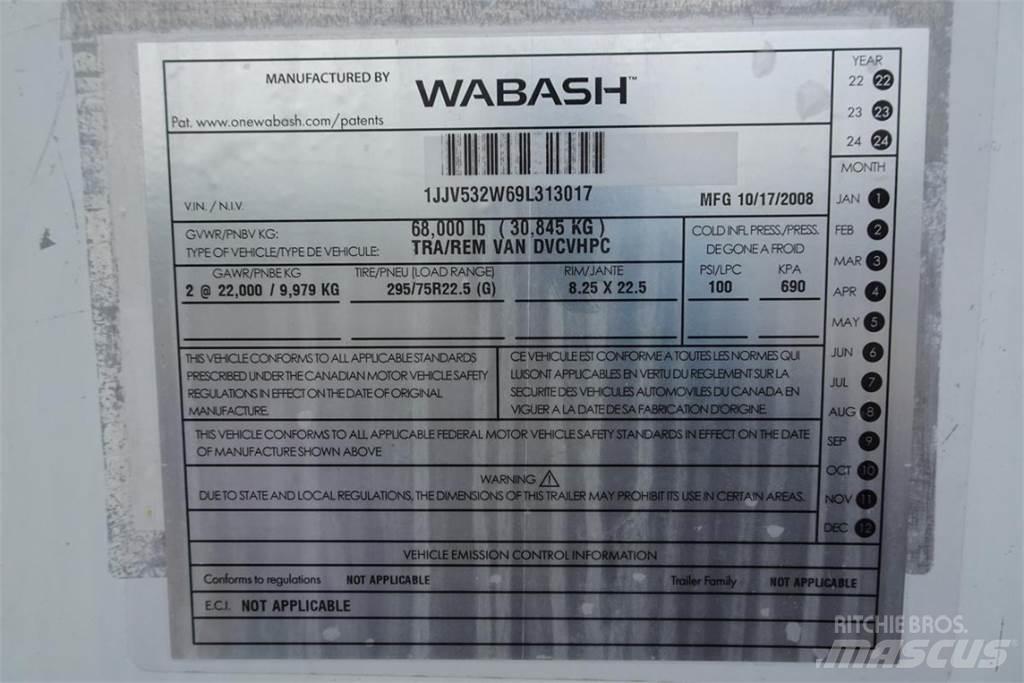 Wabash DVHDHPC Remorque Fourgon