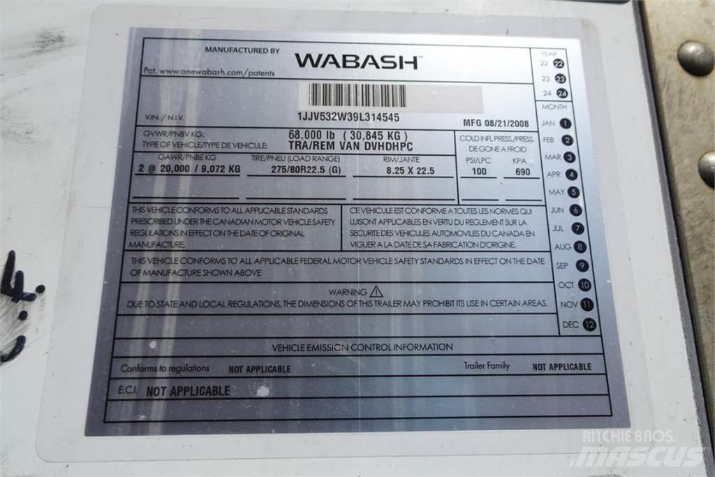 Wabash DVHDHPC Remorque Fourgon