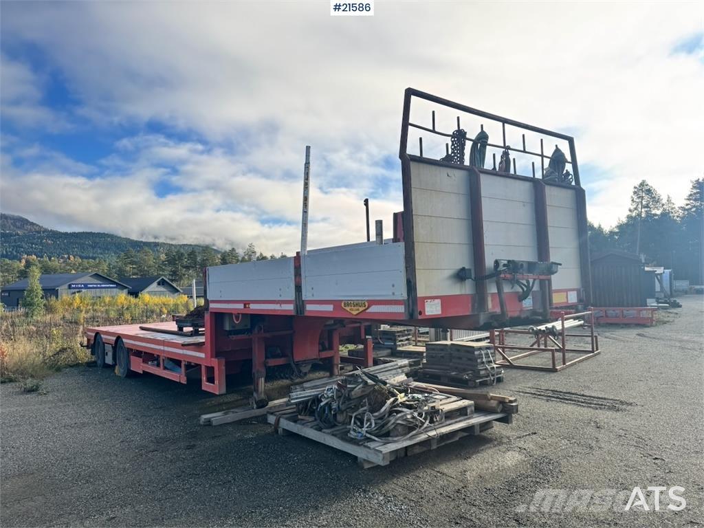 Broshuis crane semi. Autres semi remorques
