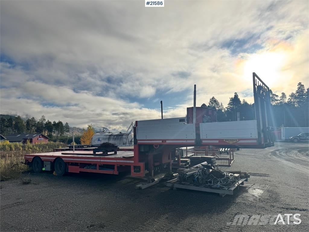 Broshuis crane semi. Autres semi remorques