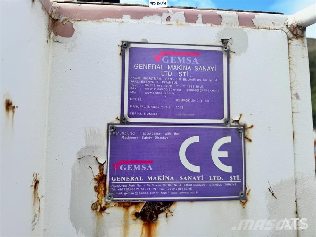 Gemsa Brønnborerigg Foreuse de surface