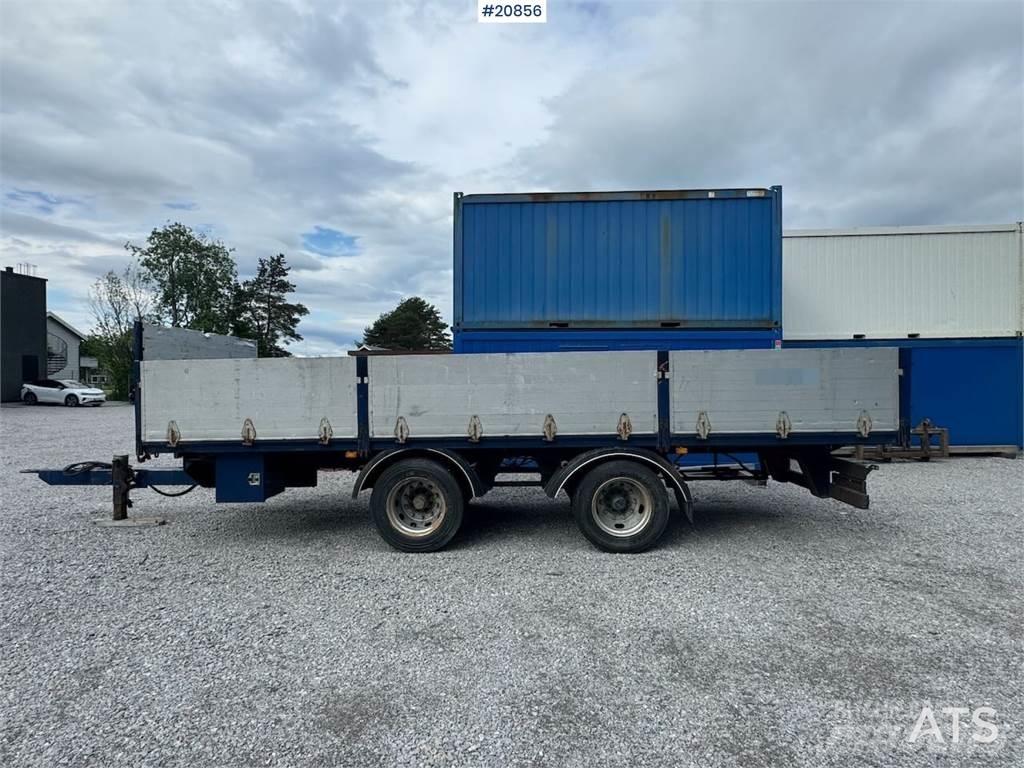 GMF flatebed trailer Remorque ridelle