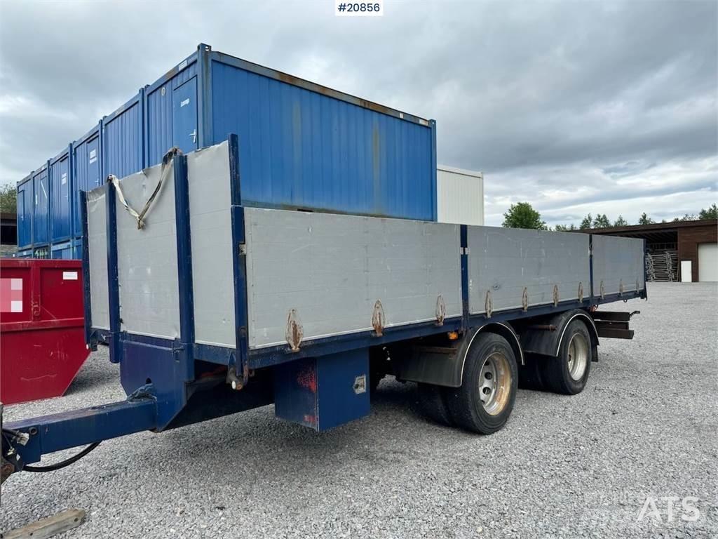 GMF flatebed trailer Remorque ridelle