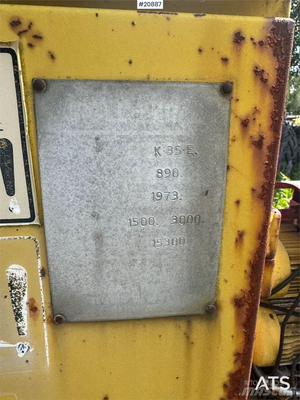 Krøll K35E Tårnkran Grue à tour