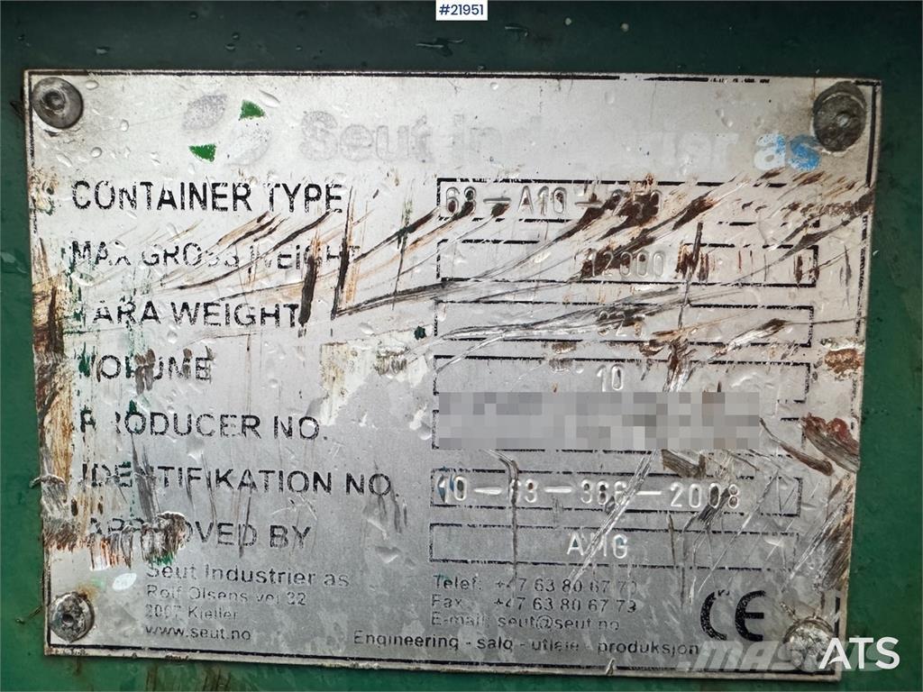  Liftcontainer 10m3 Conteneurs spécifiques