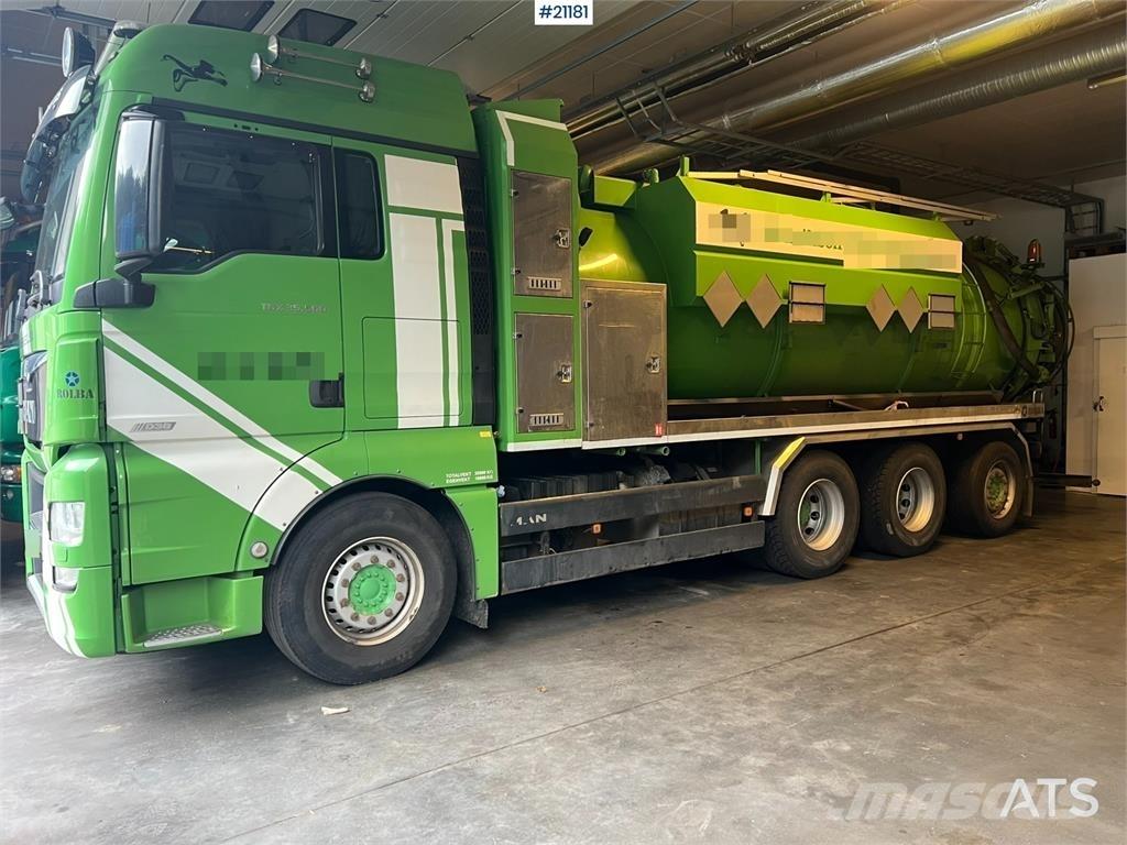 MAN TGX 35.560 Camion aspirateur, Hydrocureur