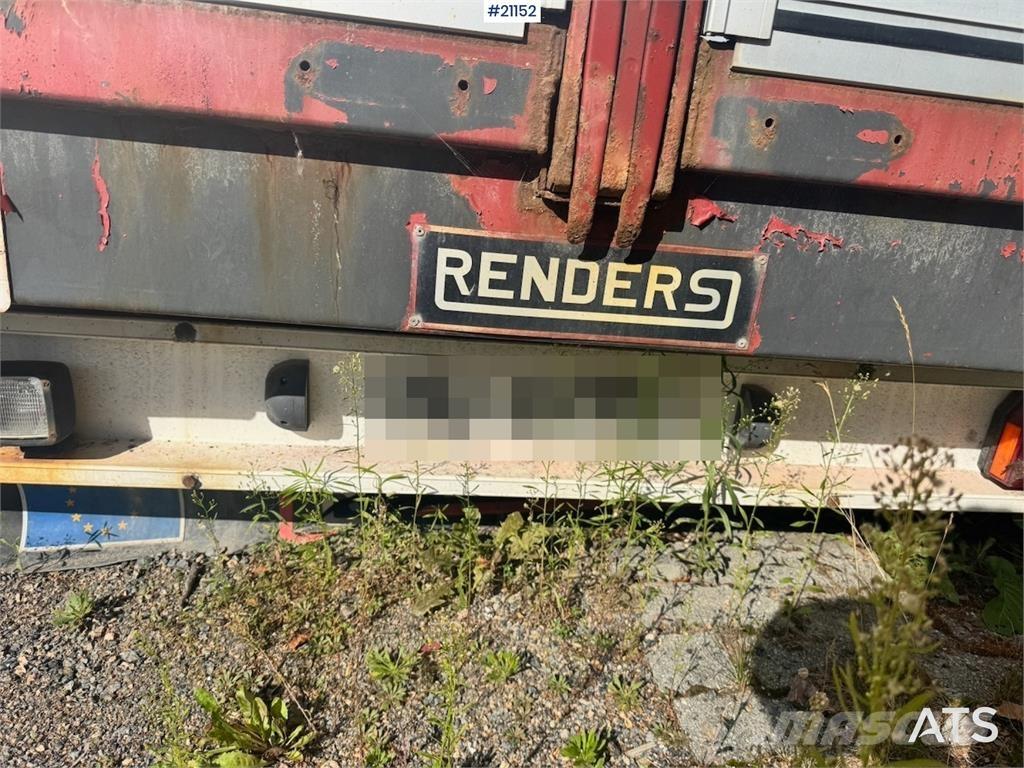 Renders trailer. Remorque ridelle