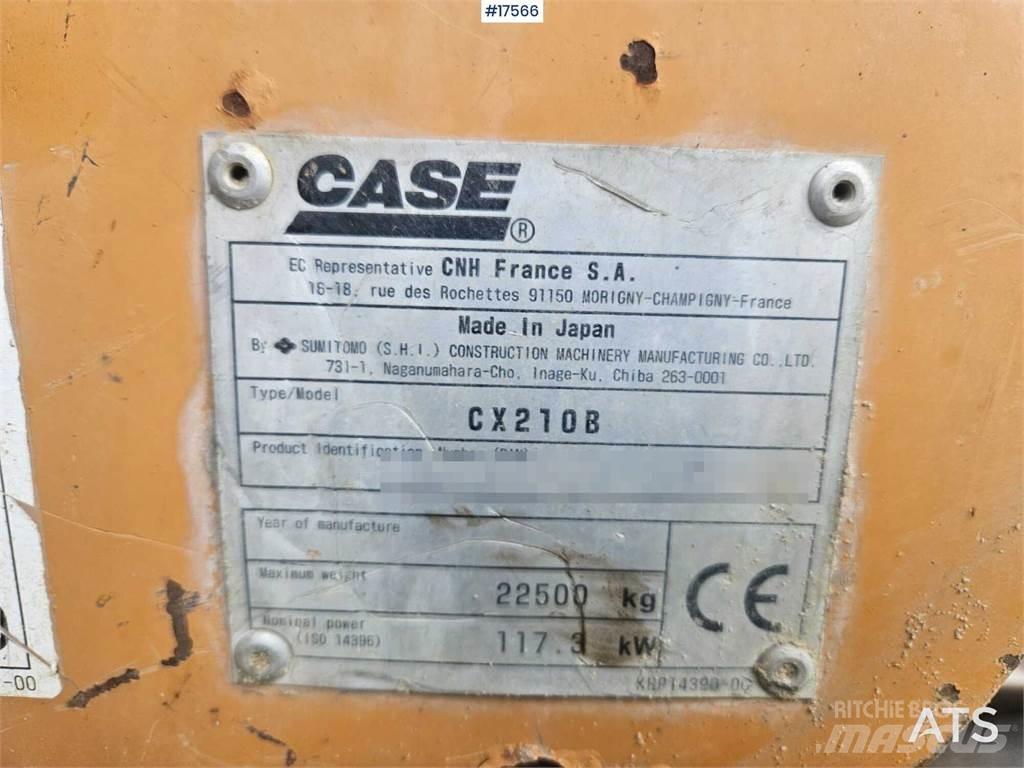 CASE CX210B Pelle sur chenilles