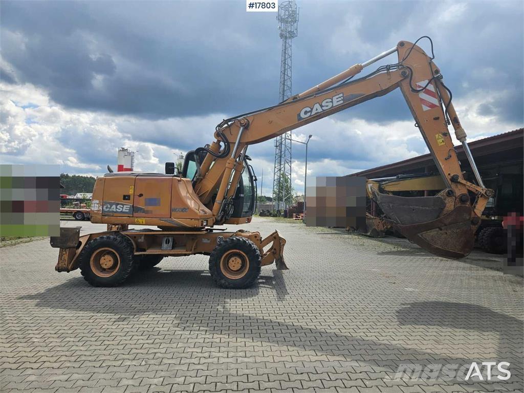 CASE WX 165 Pelle sur pneus