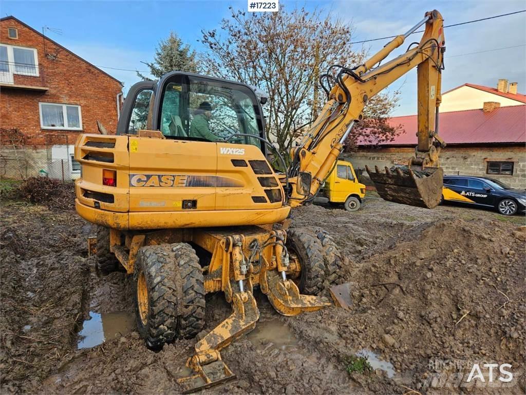 CASE WX125 Pelle sur pneus
