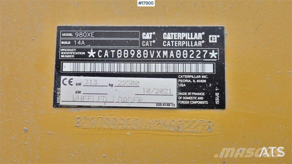 CAT 980 XE Chargeuse sur pneus