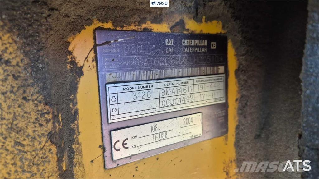 CAT D6D XL Bouteurs sur chenilles