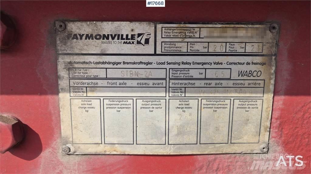 Faymonville STBN-2A Semi remorque surbaissée
