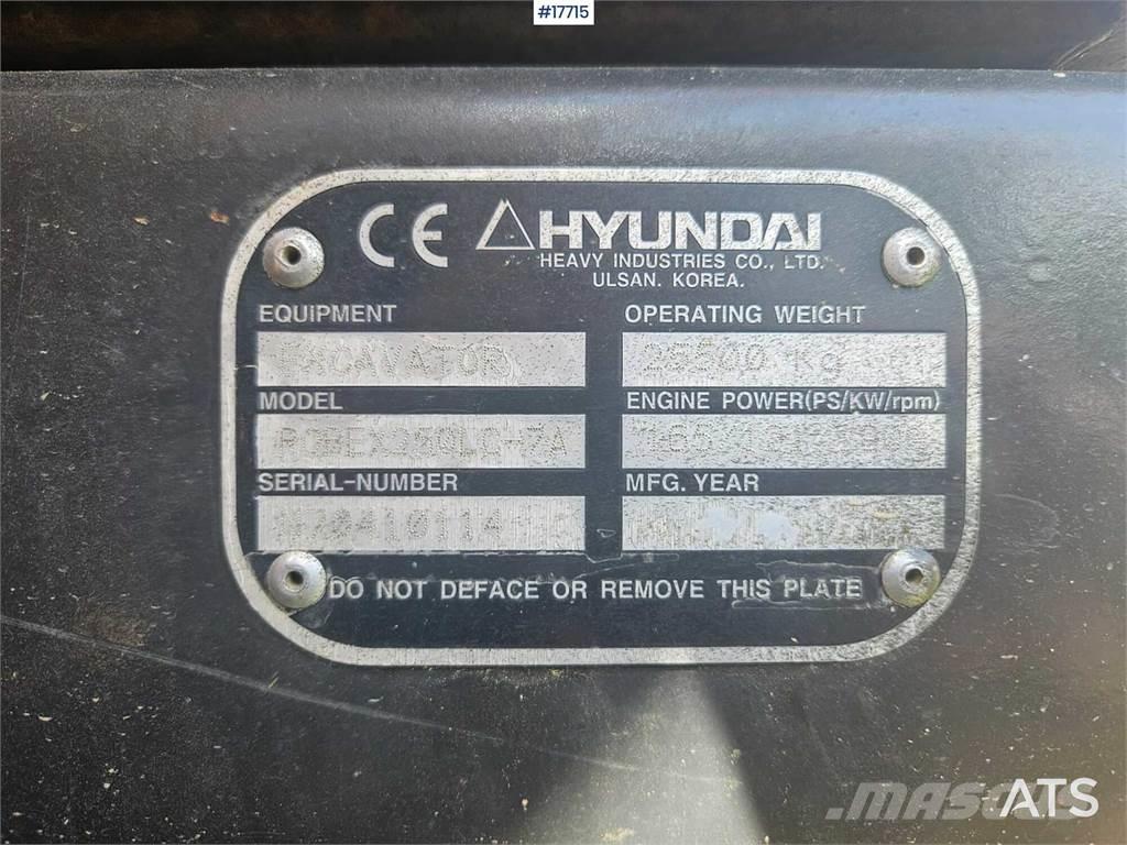 Hyundai 250 LC- 7A Pelle sur chenilles
