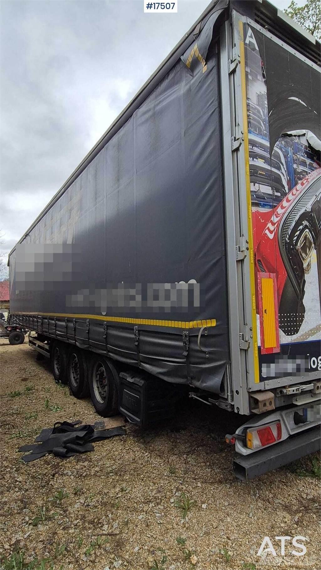 Kögel S-24 Semi remorque à rideaux coulissants (PLSC)