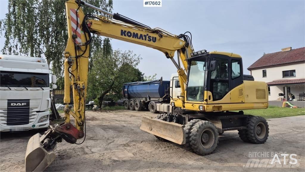Komatsu PW 160 Pelle sur pneus