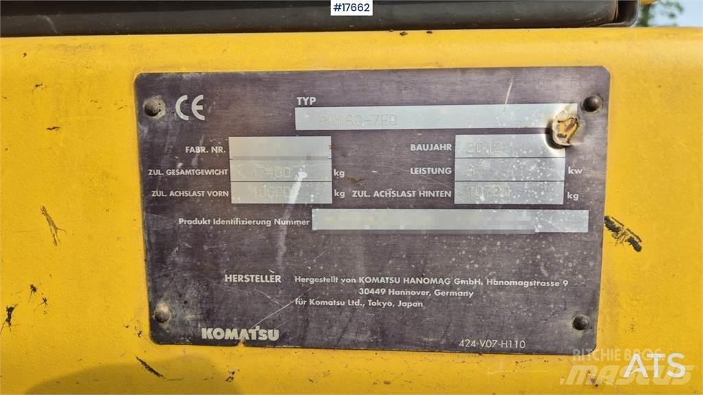 Komatsu PW 160 Pelle sur pneus