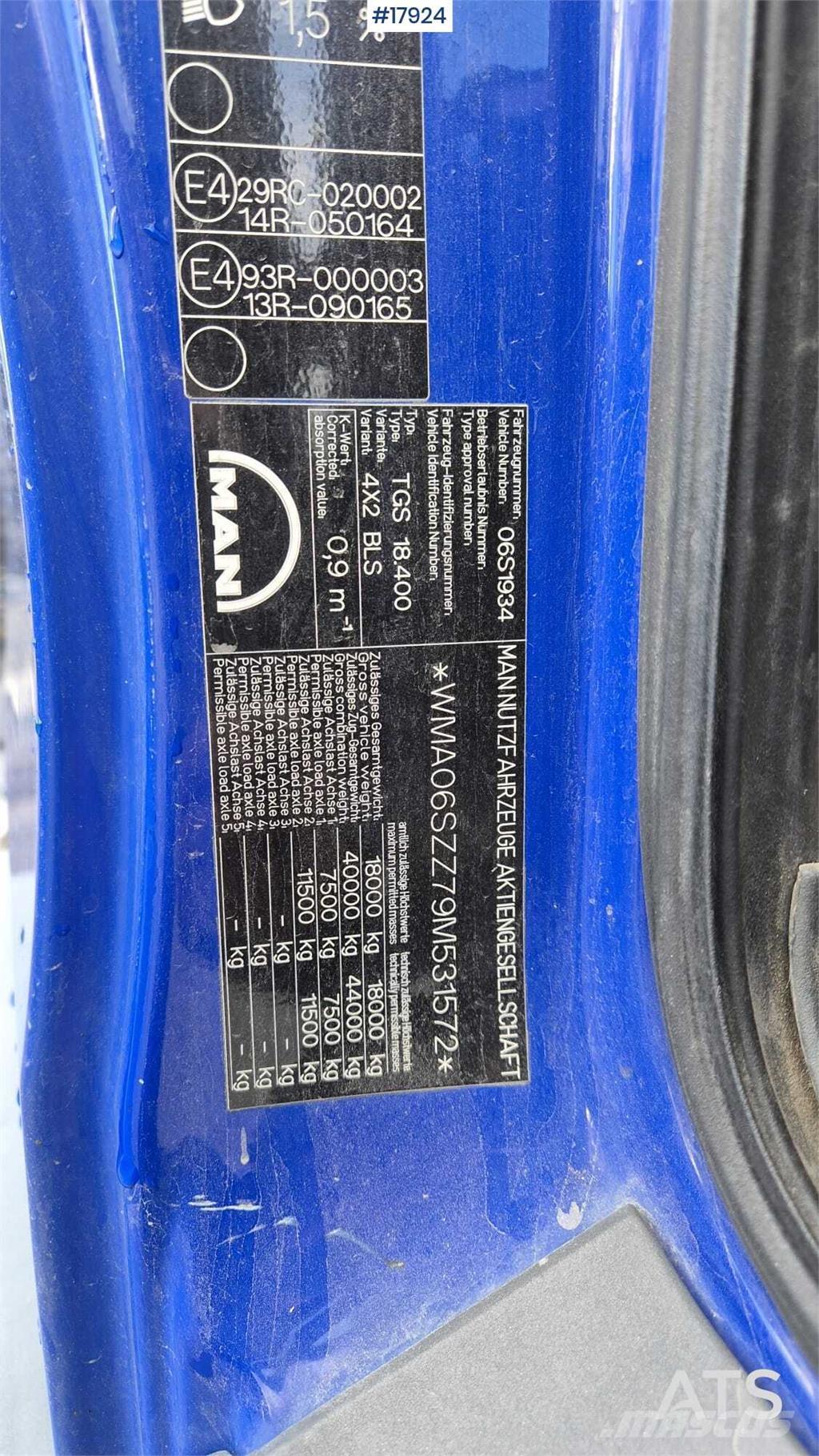 MAN TGS 18.400 Tracteur routier