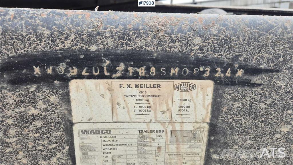 Meiller MZDA 18/21 Remorque benne